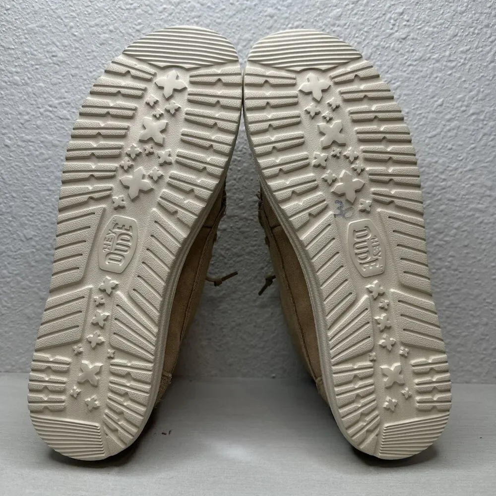 Hey Dude Wendy Mid Elevated Chestnut Ankle Booties Women’s Size 12